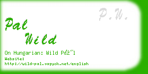 pal wild business card